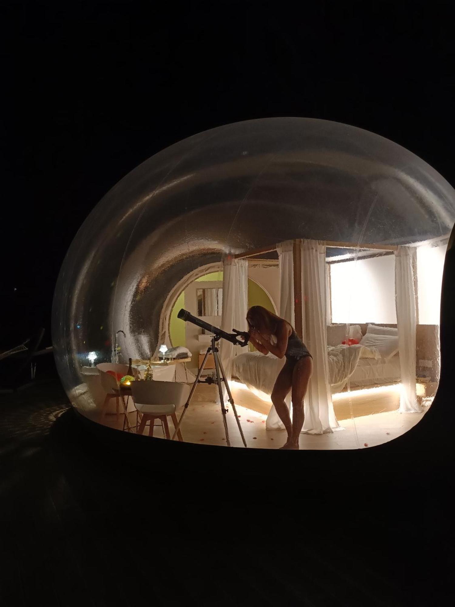 Bubble Room Puglia Villa Bautier Bubblenights Cerignola Exteriör bild
