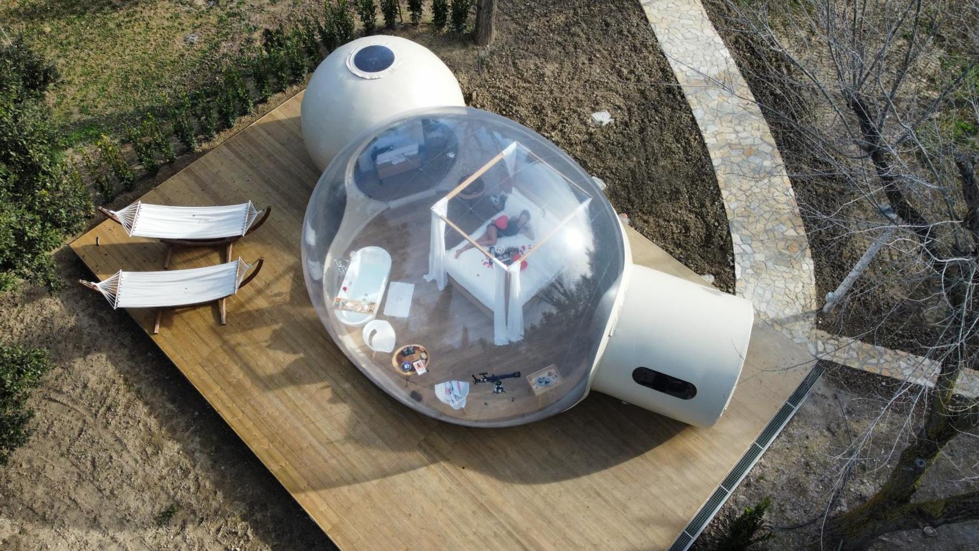 Bubble Room Puglia Villa Bautier Bubblenights Cerignola Exteriör bild