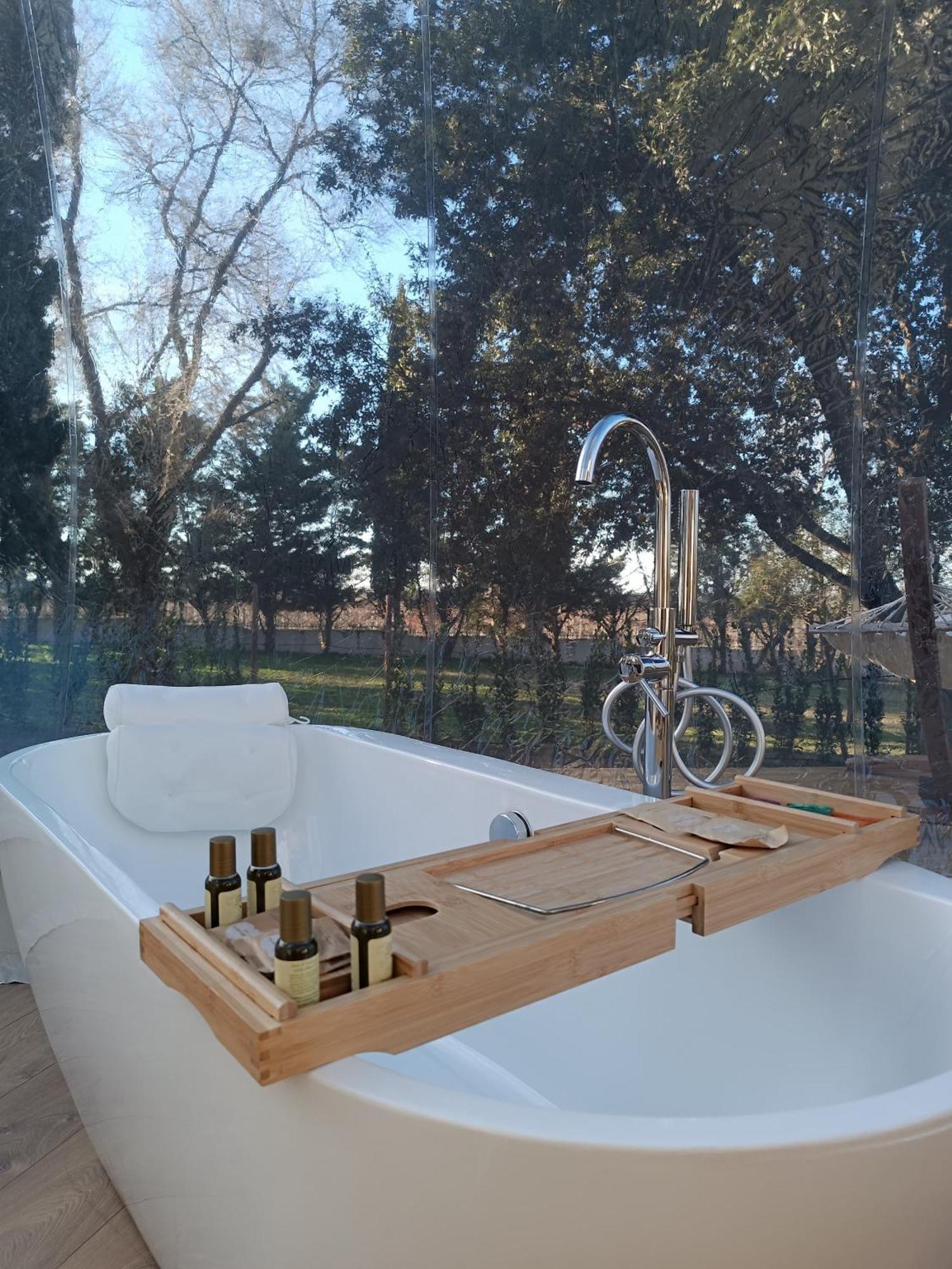 Bubble Room Puglia Villa Bautier Bubblenights Cerignola Exteriör bild